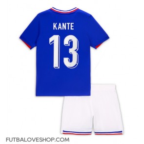 Dres Francúzsko Kante #13 Domáci pre deti ME 2024 Krátky Rukáv (+ trenírky)